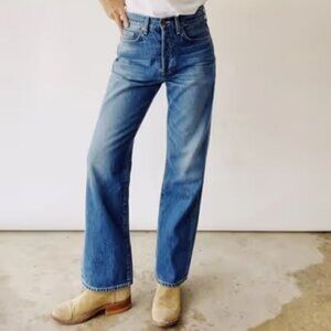 Hey Gang The High Rise Straight Richmond Wash in Blue